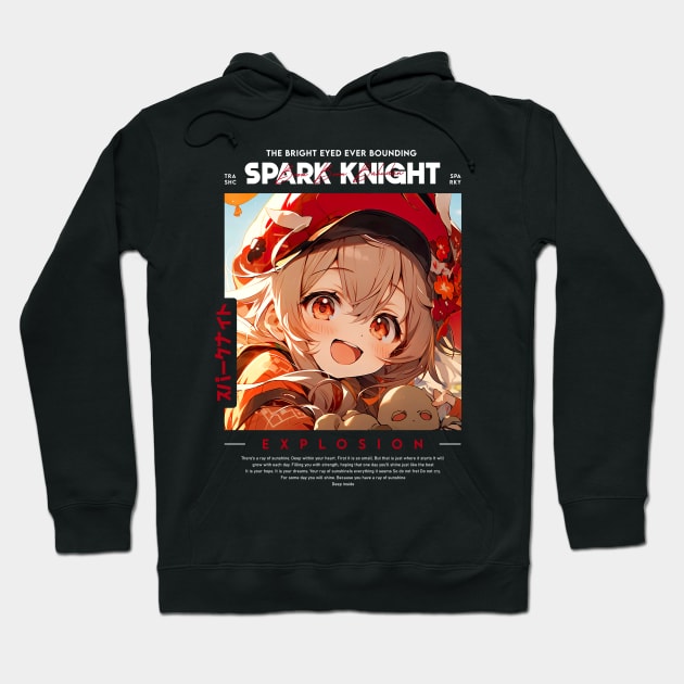Klee - The Spark Knight! Hoodie by trashcandy